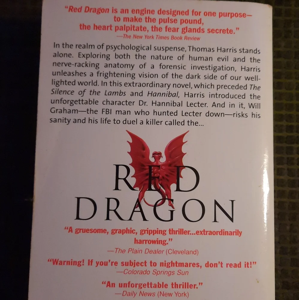 RED DRAGON by Thomas Harris - Picture 2 of 4